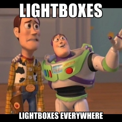 Lightboxes meme
