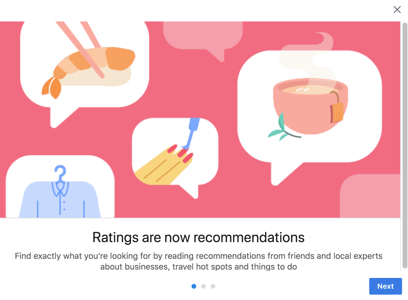 Ratings are recommendations