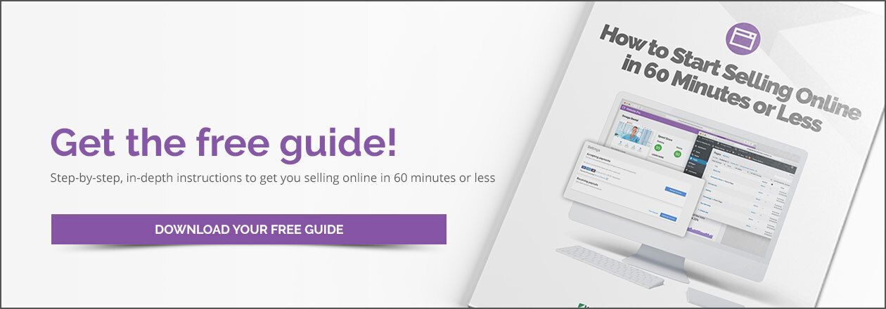Get selling online in 60 minutes