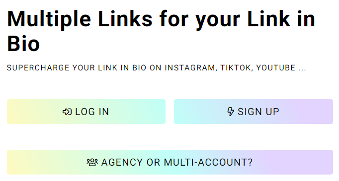 Lnk.bio link in bio tool