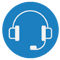 white label marketing customer support headset icon 