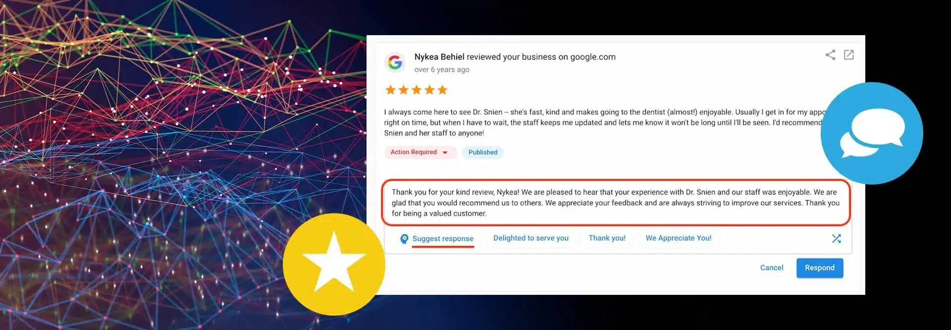 Vendasta releases new AI marketing integration for responding to online reviews and social posting