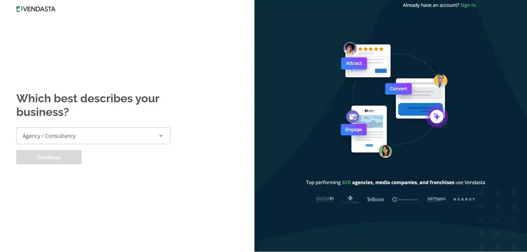 Lead generation forms: example 2