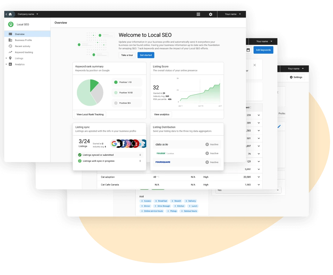 Vendasta’s Listing Builder