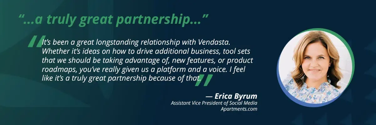 Brand Reputation Crisis Management - Vendasta Partner Apartments.com Testimonial