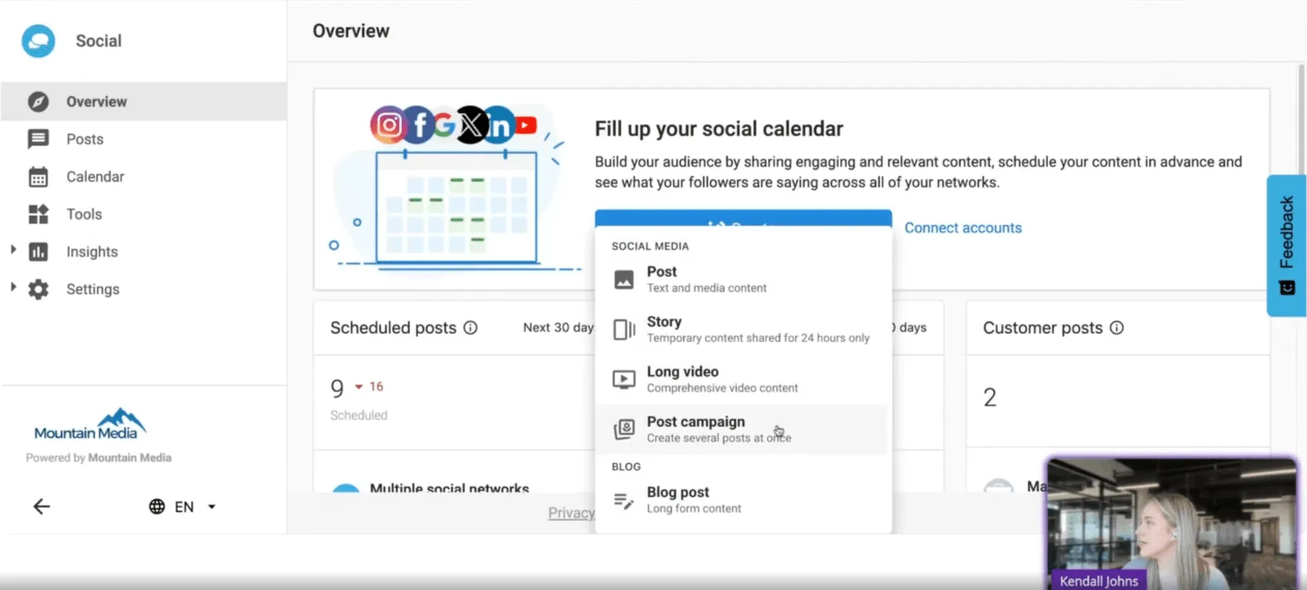 AI content creation tools: post campaign