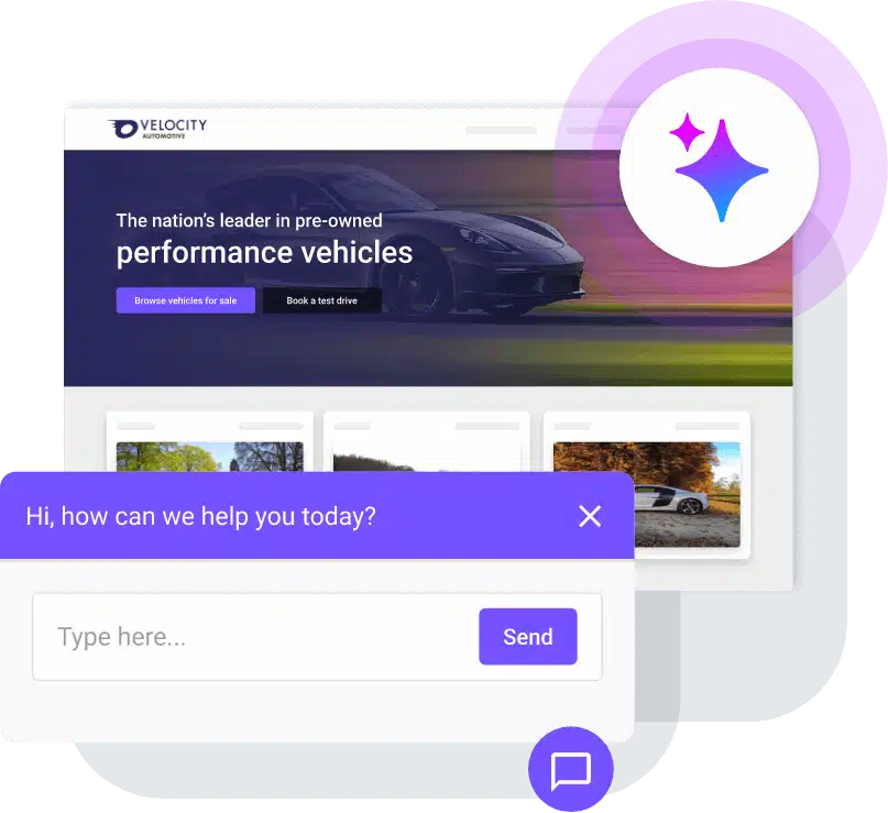 white label ai software: webchat