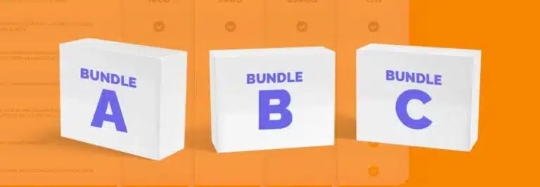 Three-cubes-with-the-words-Bundle-A-Bundle-B-and-Bundle-C