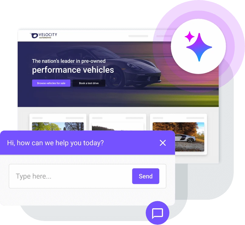 Chatbot Integration - Vendasta Website ChatBot
