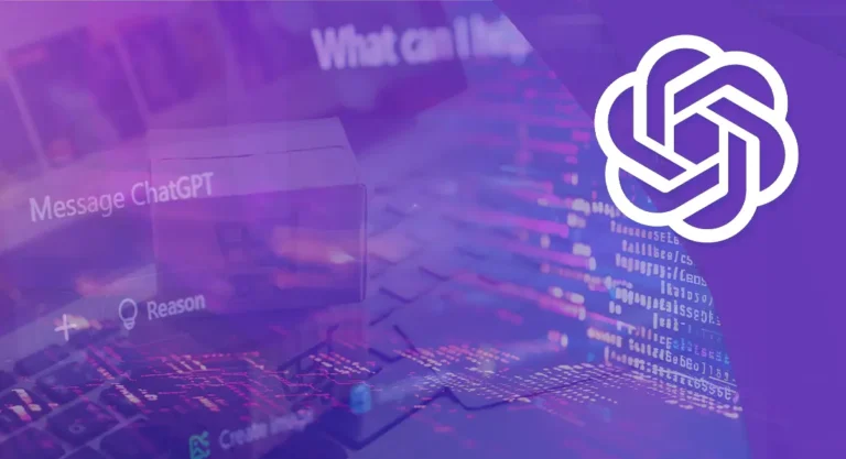 AI interface visual illustrating ChatGPT-powered shopping research and automated decision support.