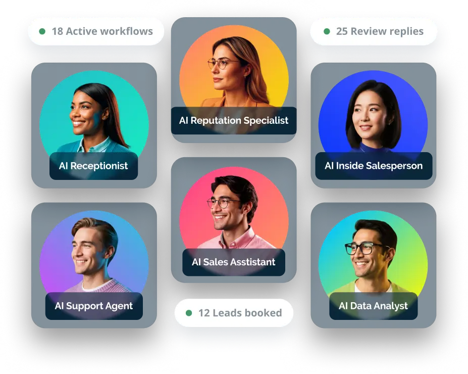 how-to-find-clients-digital-marketing-ai-employees-vendasta Vendasta AI Employees — AI Receptionist, AI Reputation Specialist, AI Inside Salesperson, AI Sales Assistant, AI Support Agent, and AI Data Analyst — that help agencies find more clients for digital marketing.