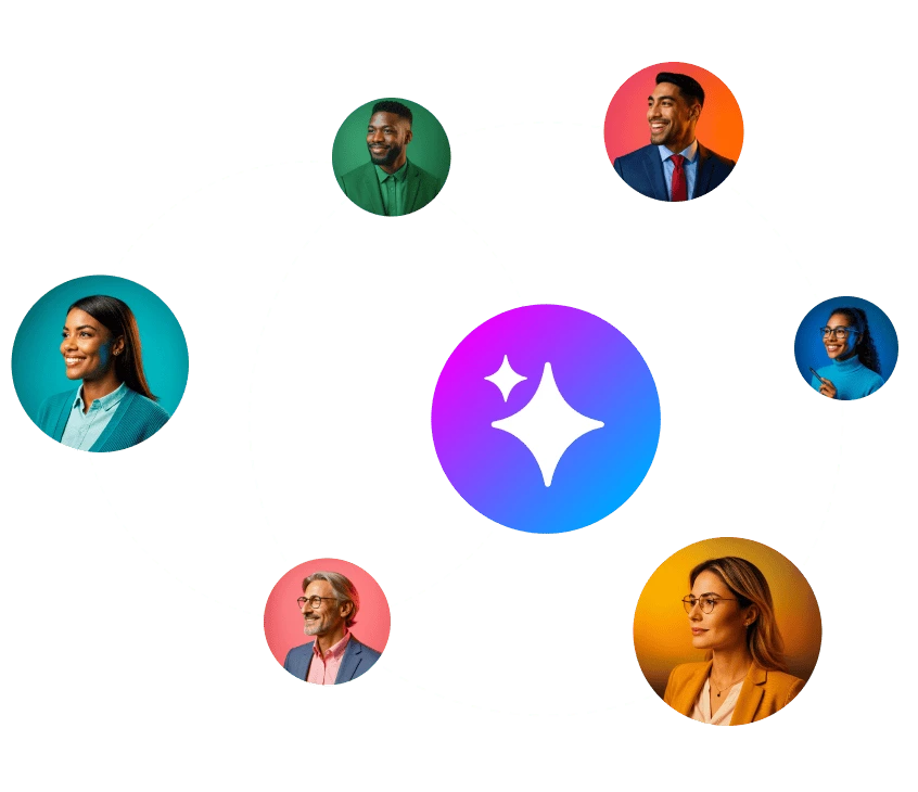AI workforce visualization supporting multiple roles through how to train an AI on your own data