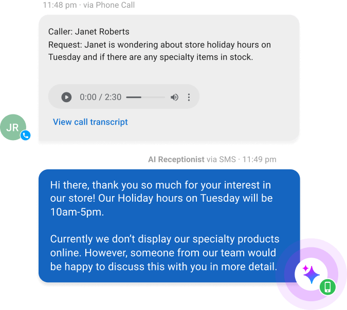 AI voice and chat features engaging leads instantly using SaaS AI tools for faster conversions.