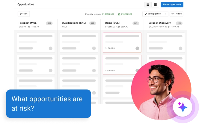 Opportunity tracking dashboard helping teams manage pipelines with SaaS AI tools.