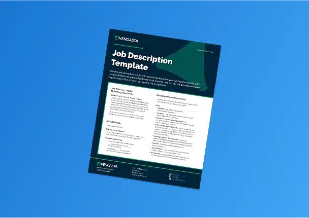 Job description checklist cover