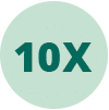 10x