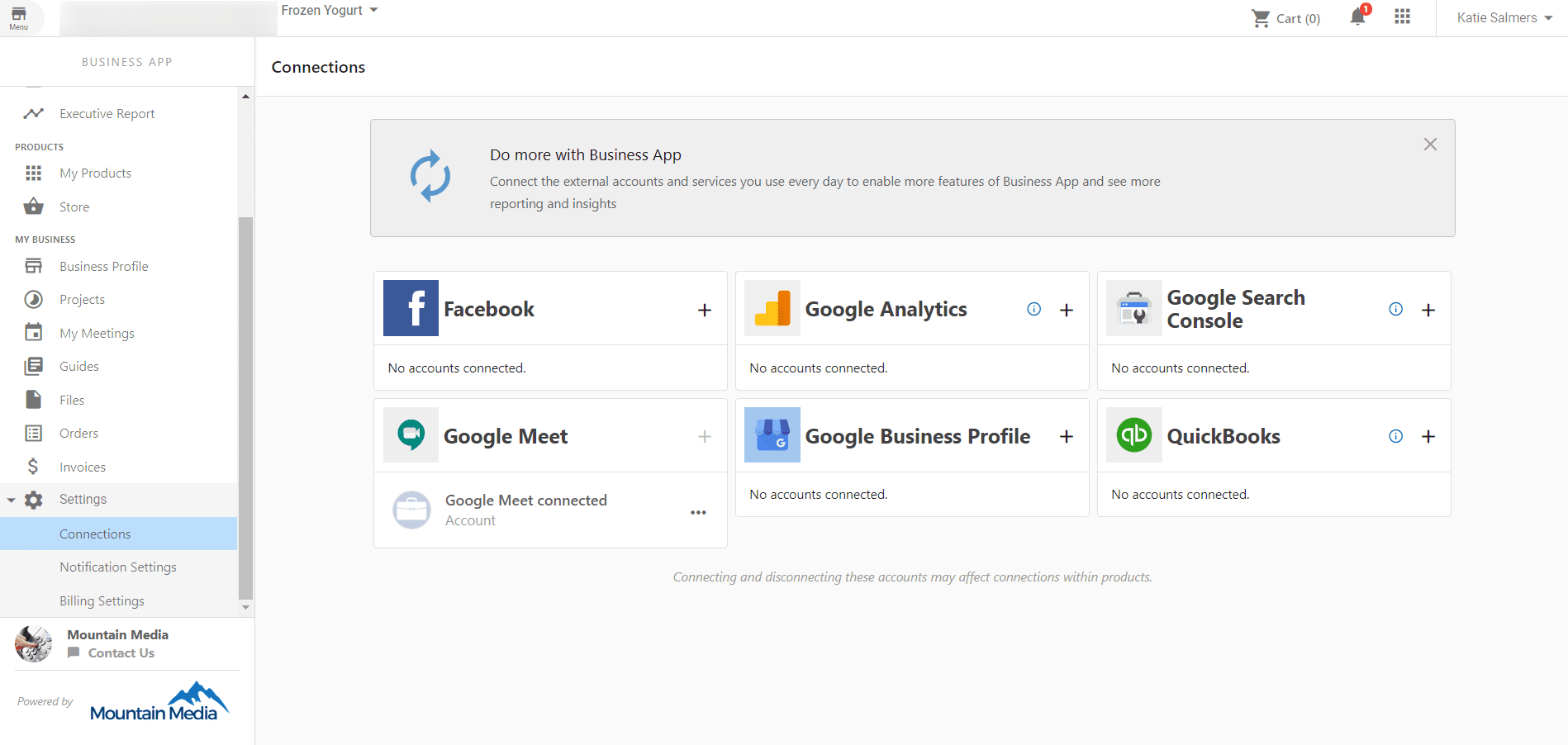 Connecting client accounts