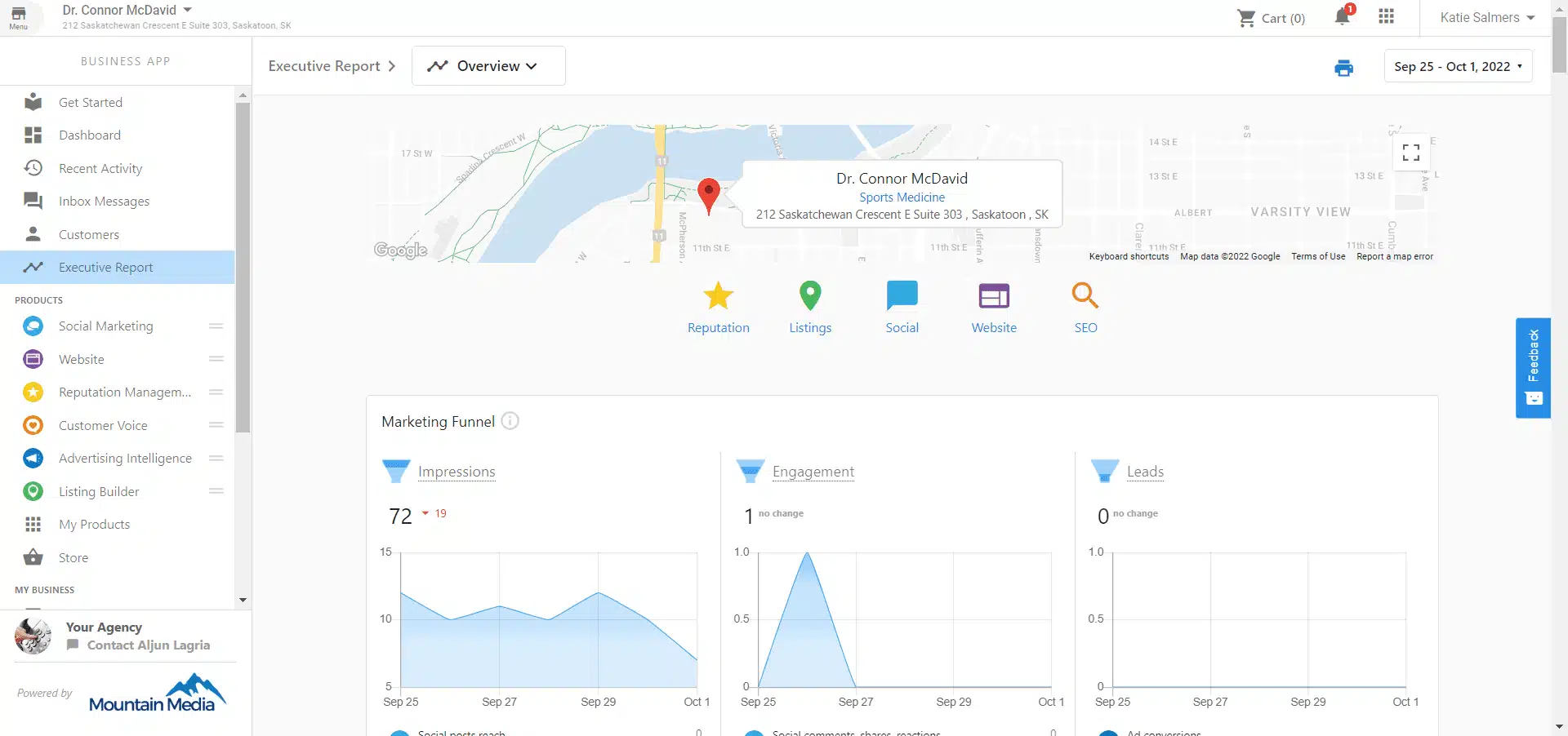 Set up Executive Reports