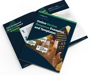 Online review response templates