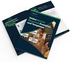 Online review response templates