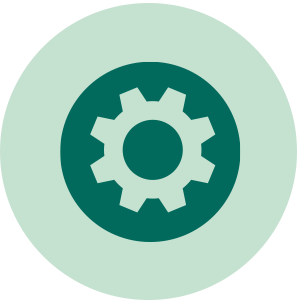 setup gear icon
