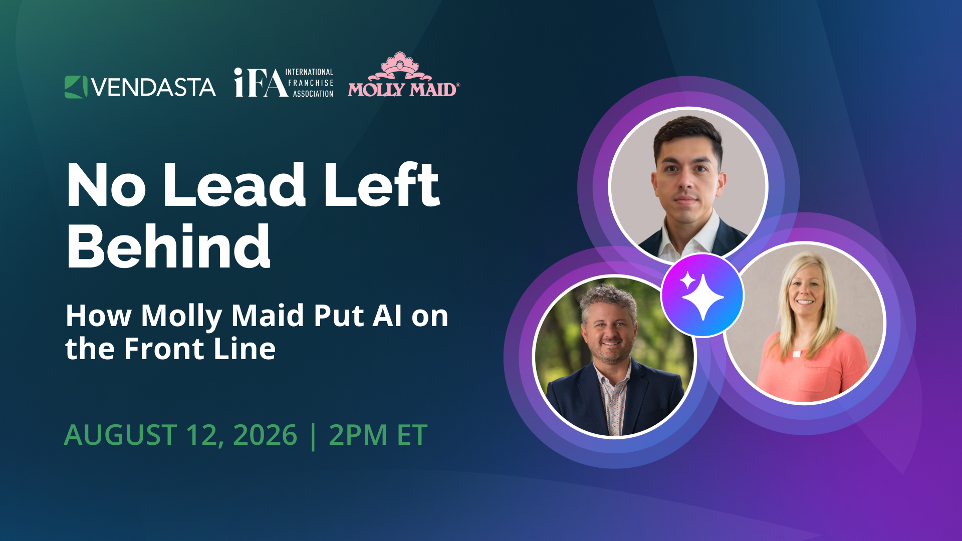 Vendasta + IFA Webinar Series | No Lead Left Behind: How Molly Maid Put AI on the Front Line