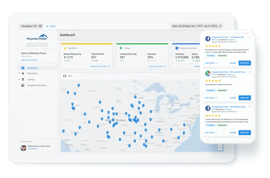 multilocation business center.