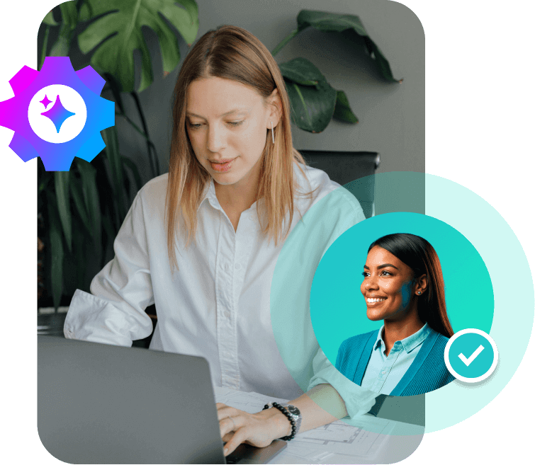 Business owner checking their reputation score