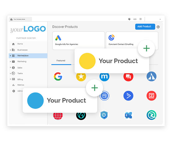 Resellable digital products and services
