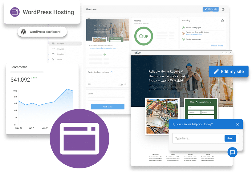Fast and secure WordPress hosting for your website builds