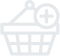 basket with plus icon