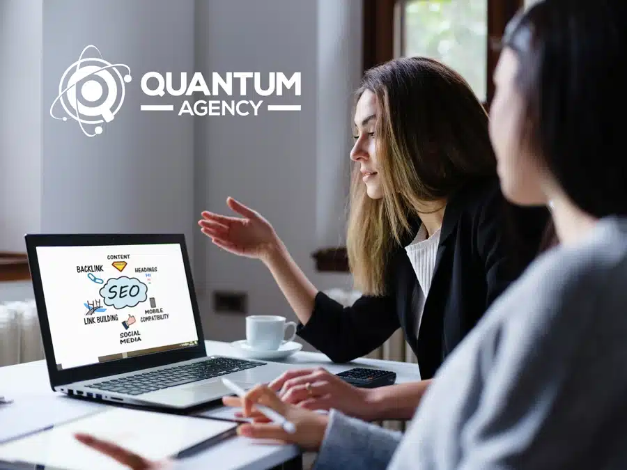 Agency owner explains the benefit of white-label SEO to a local business client