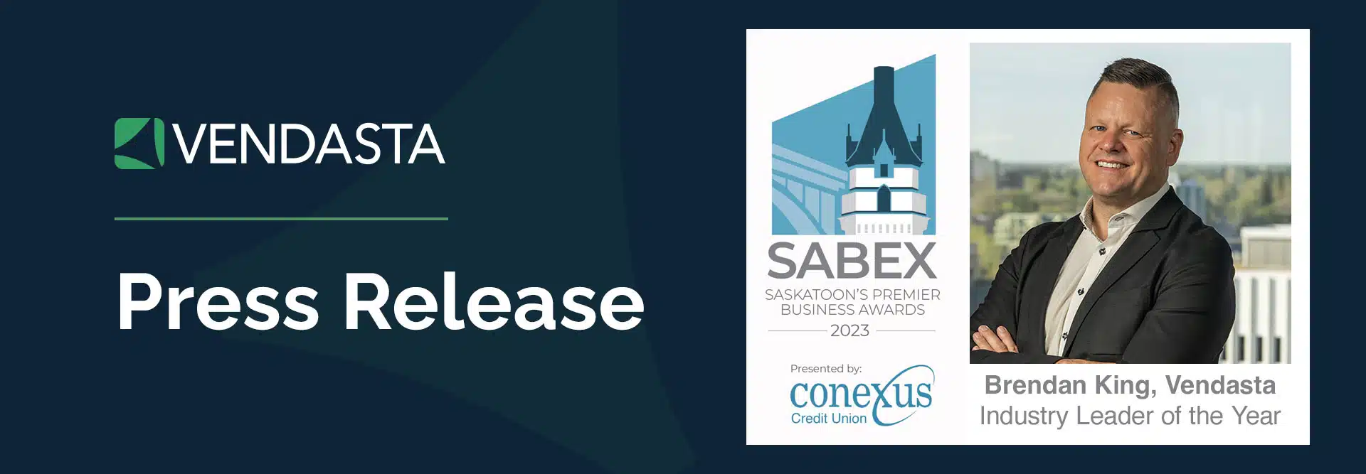 Brendan King, Vendasta CEO, named SABEX industry leader of the year