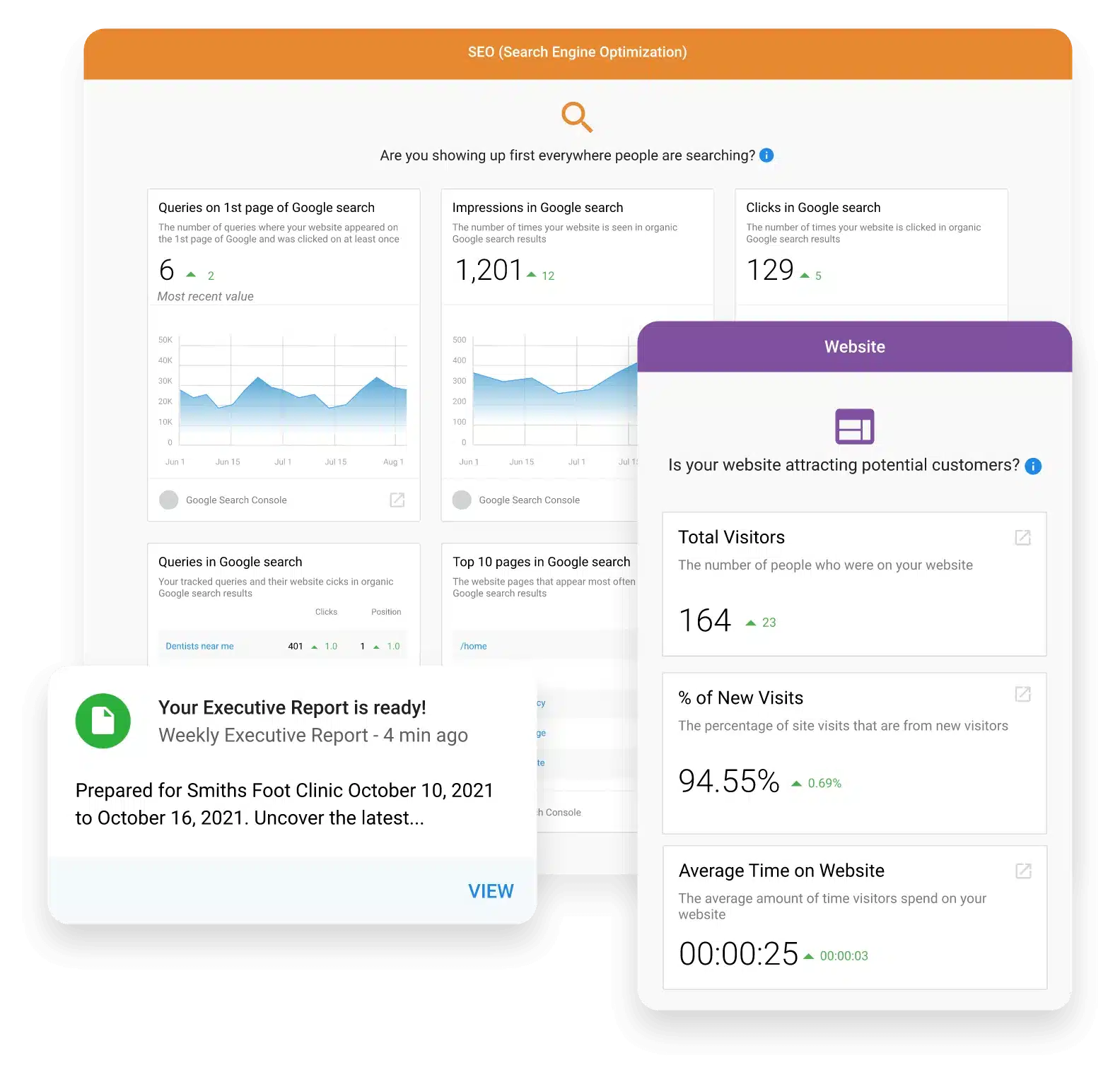 chatbot with options for messaging