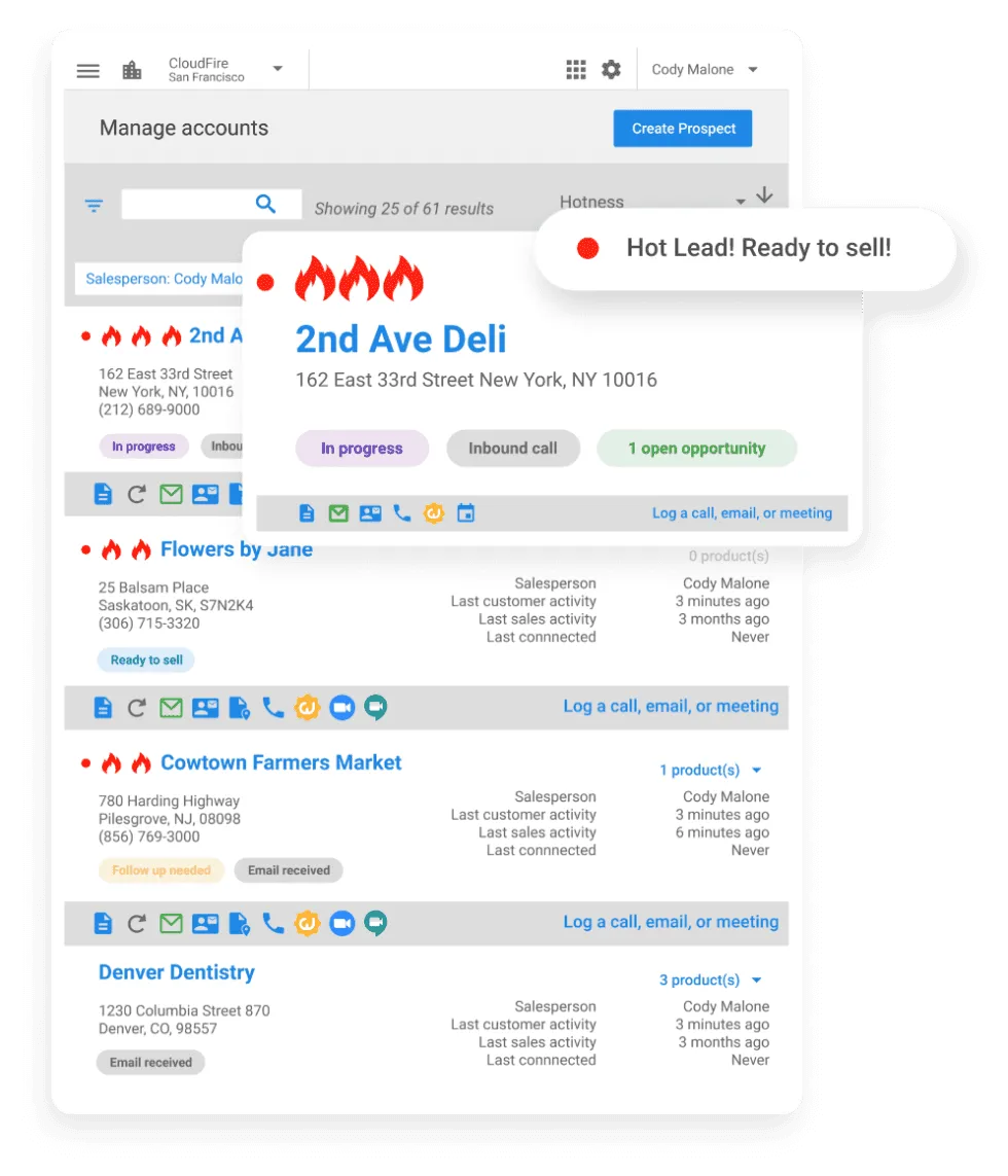 example ai response in web chat