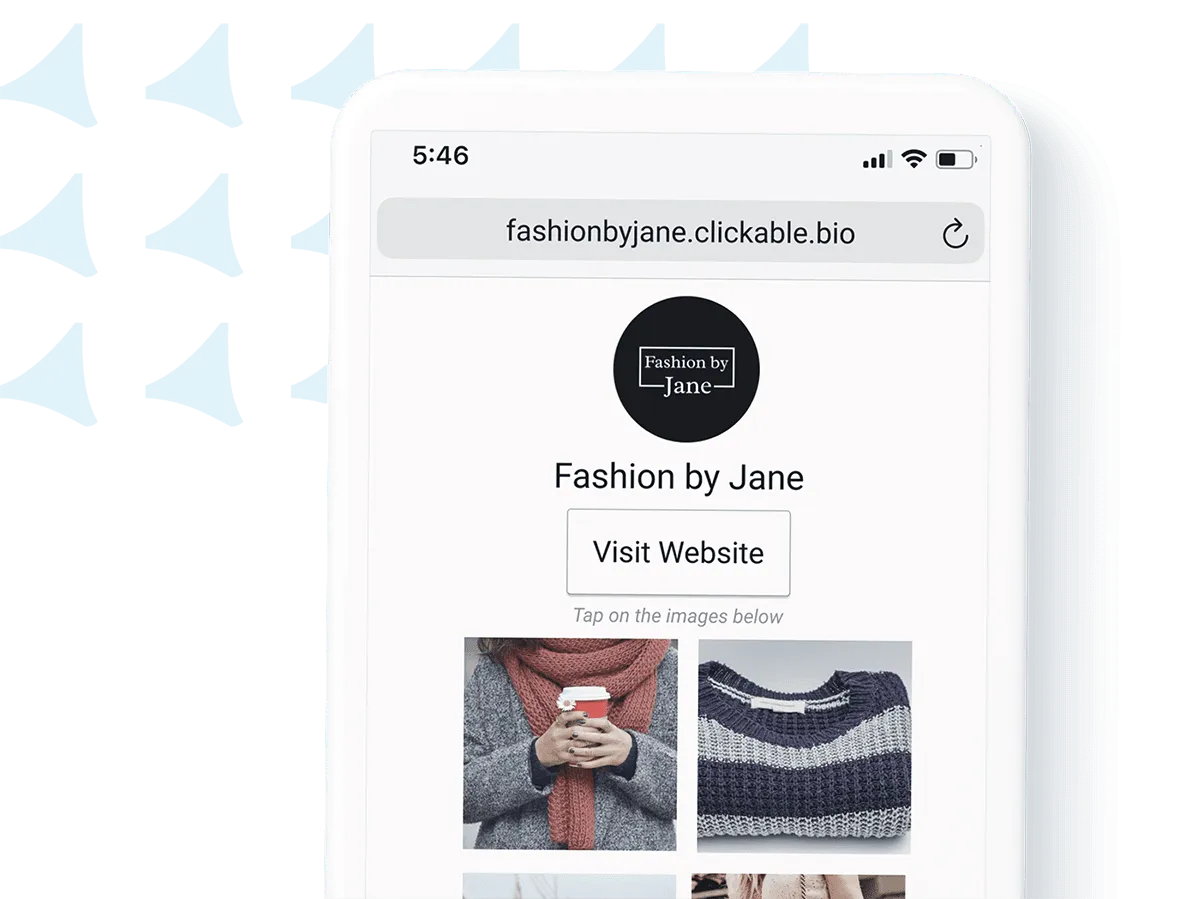 Your own branded Clickable.bio page