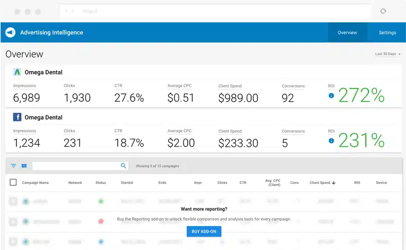 chatbot with options for messaging
