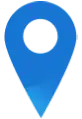 Blue-pin blue location marker