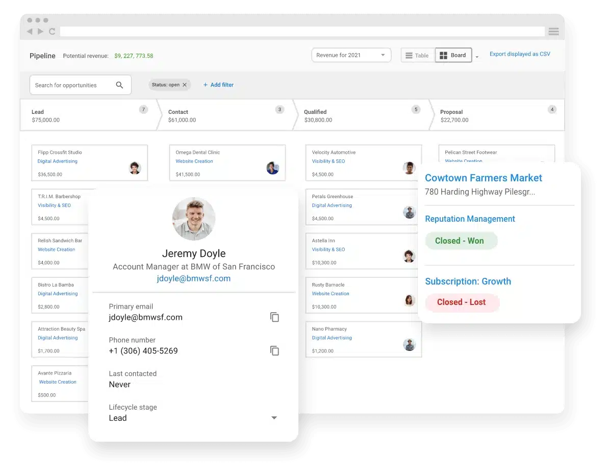 Vendasta white-label CRM software