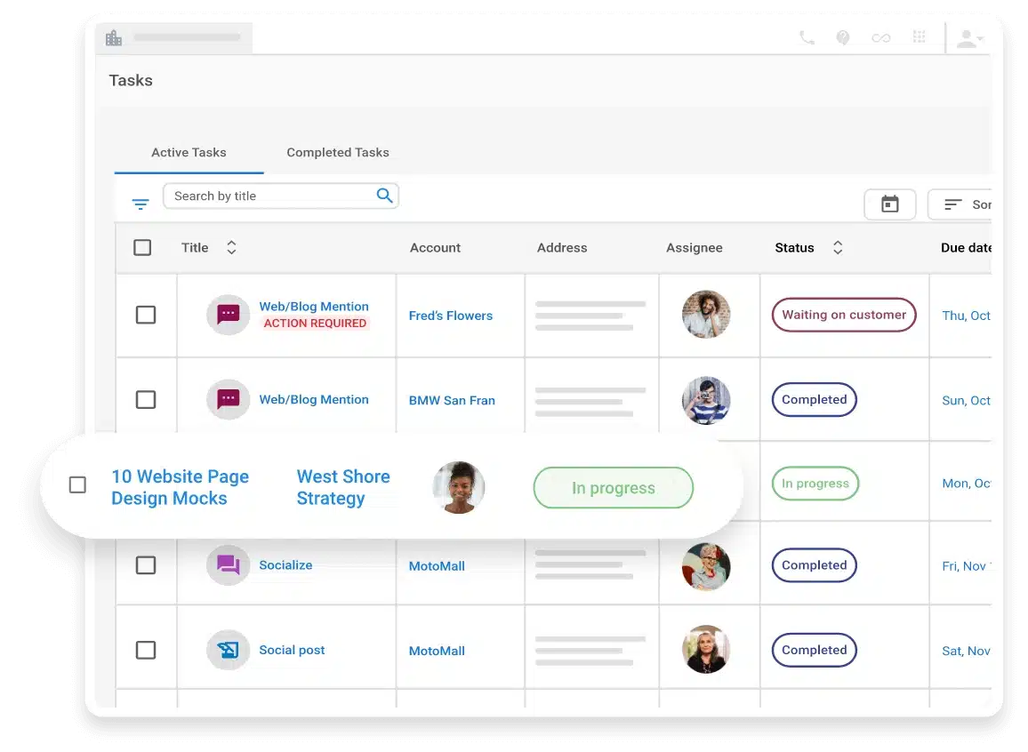 Vendasta project management software