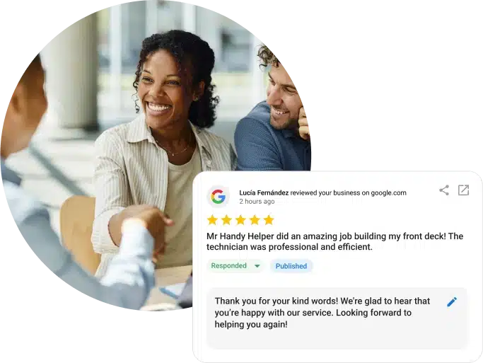 reviews to repeat customers
