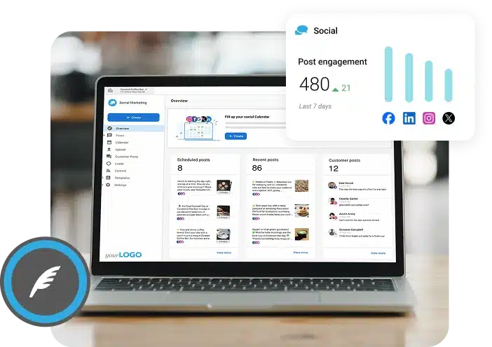 social media management dashboard