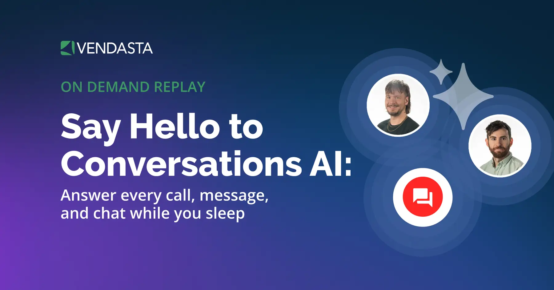 New Conversations AI, answer every call, message and chat 24/7