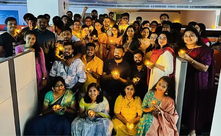 Vendasta India celebrating Diwali
