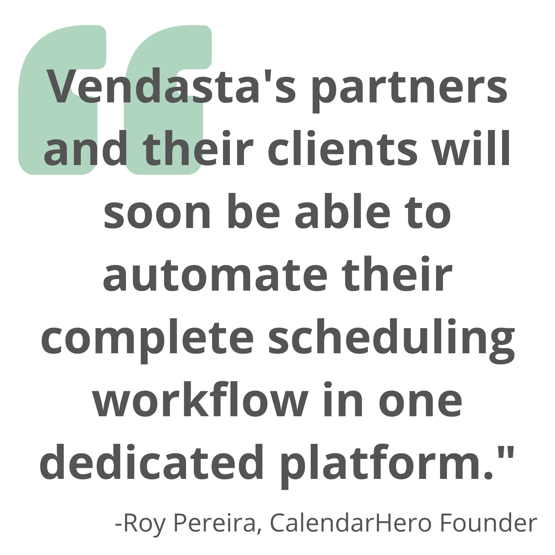 vendasta's partners and their clients will soon be able to automate their complete schedule workflow in one dedicated platform