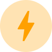 Lighting bolt icon