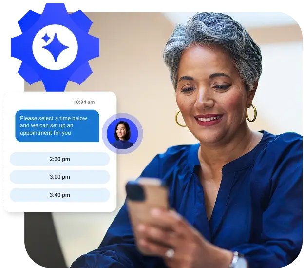AI Inside Salesperson Setup Service booking a lead