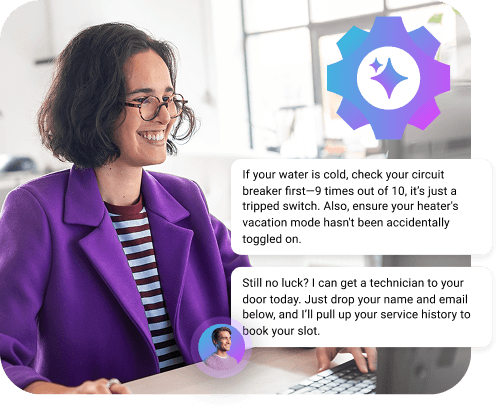 AI Support Agent Setup Service solves problems first