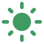 green sun icon