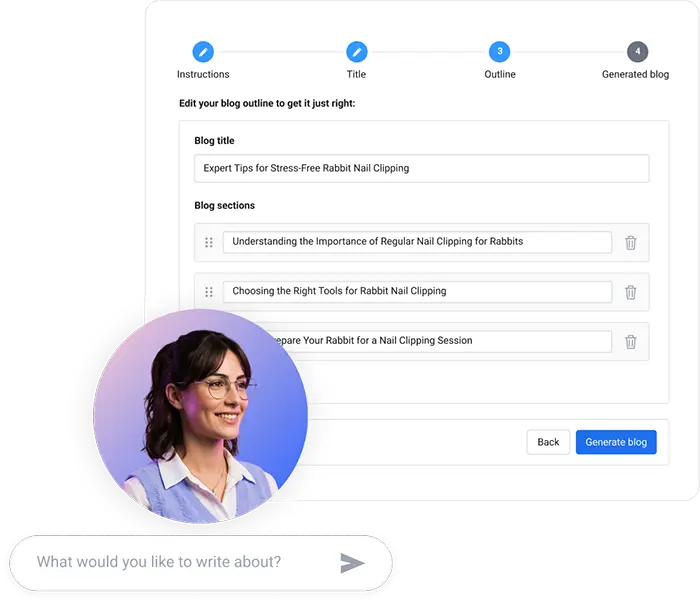 AI Blogger writes blog posts instantly